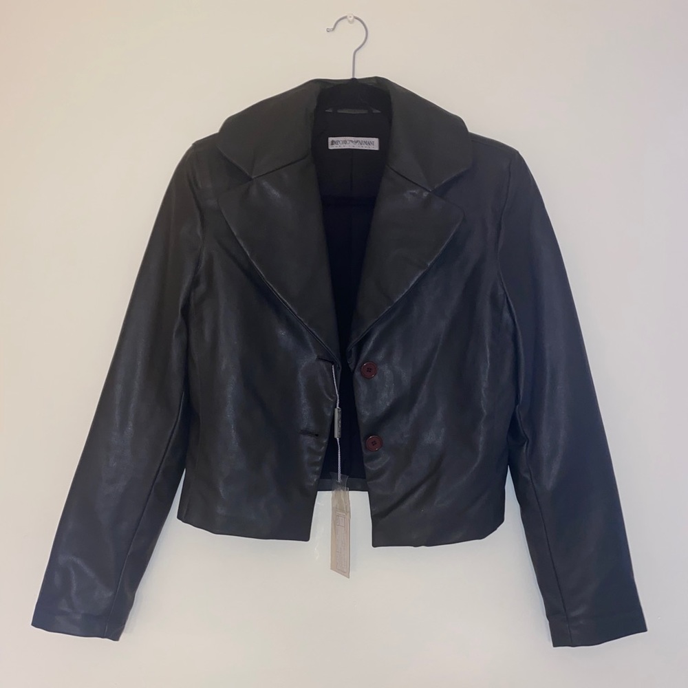 Emporio Armani Leather Jacket NWT